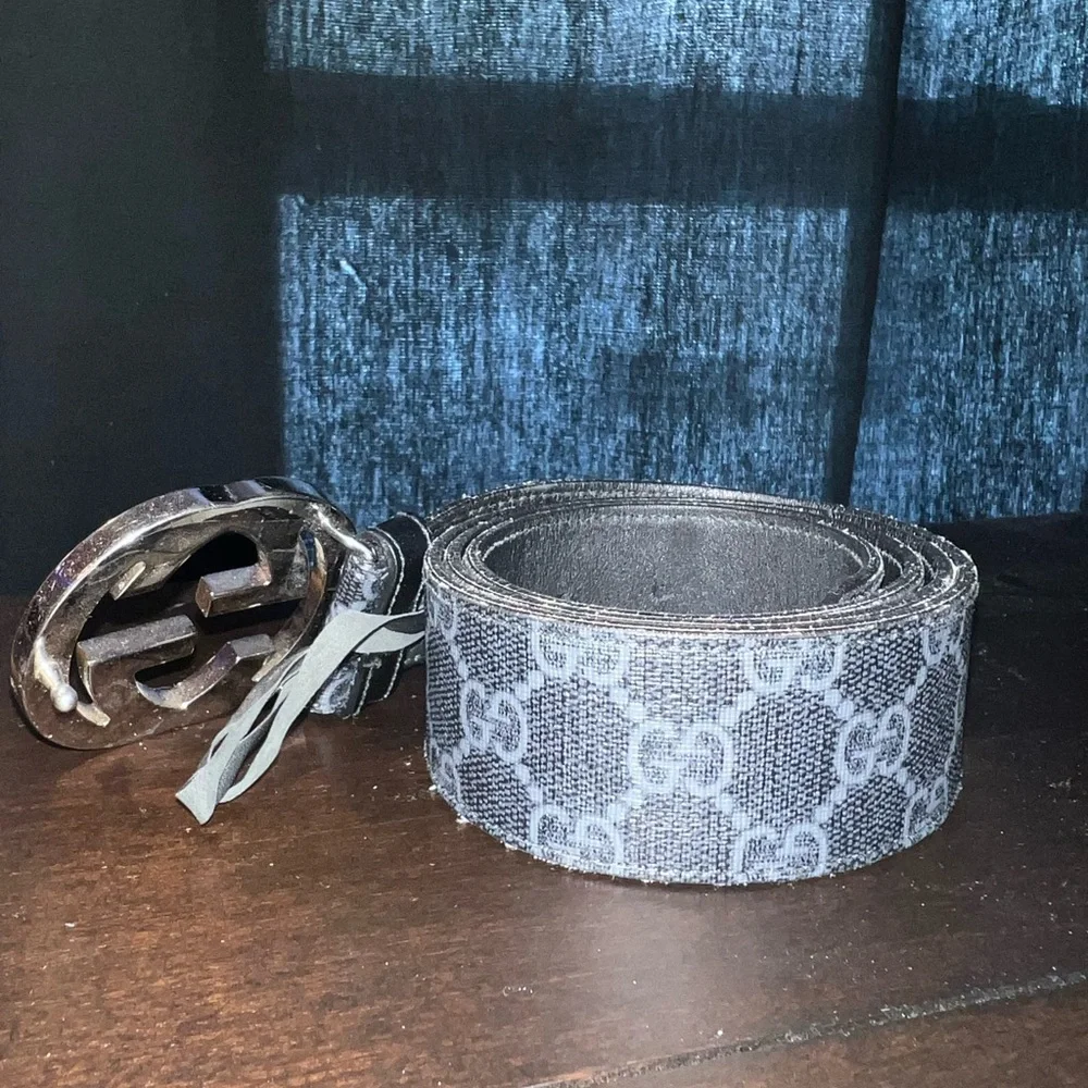 Gucci Silver Logo Belt - Picture 4 of 4